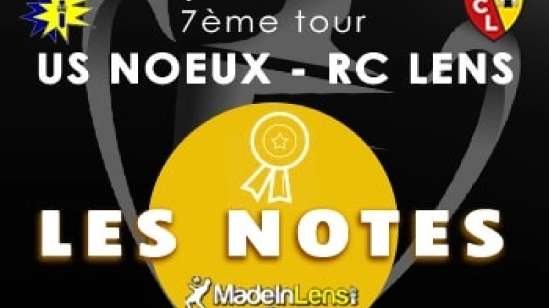 Coupe France Tour Noeux les Mines Lens notes