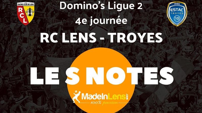   Lens ESTAC Troyes Notes