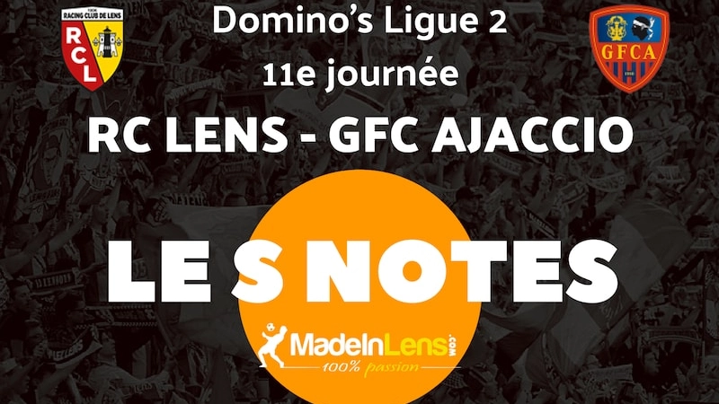   Lens GFC Ajaccio Notes
