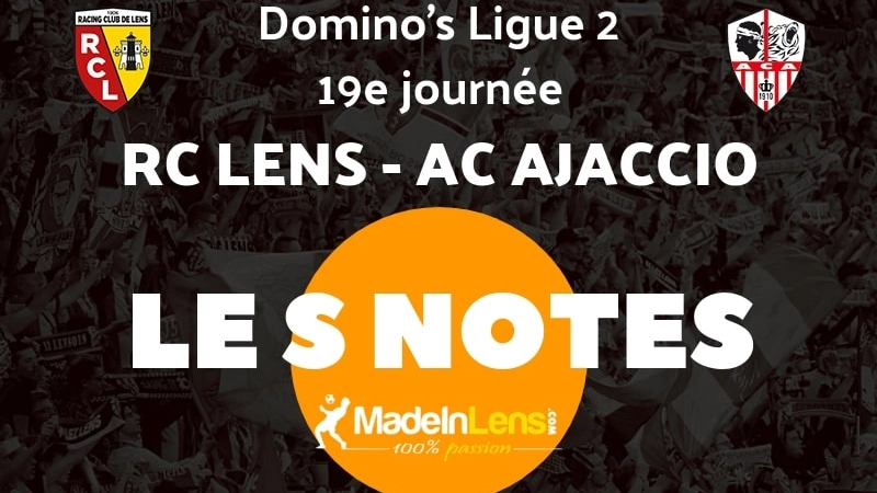   Lens  Ajaccio Notes