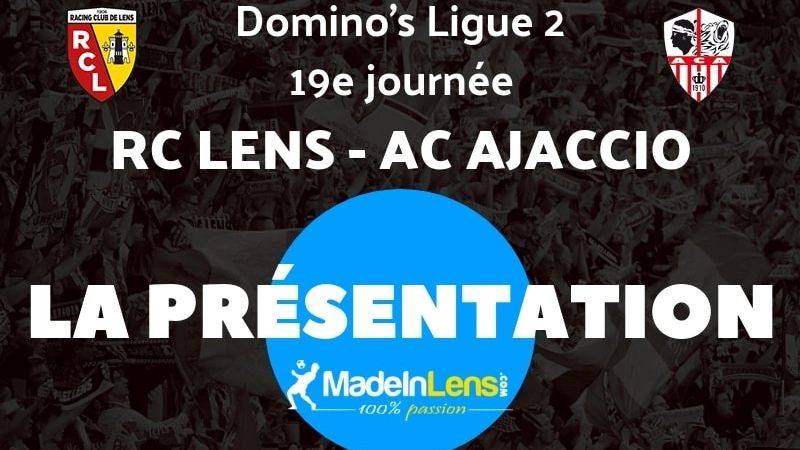   Lens  Ajaccio Presentation