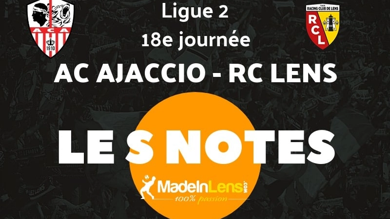 Ajaccio Lens notes